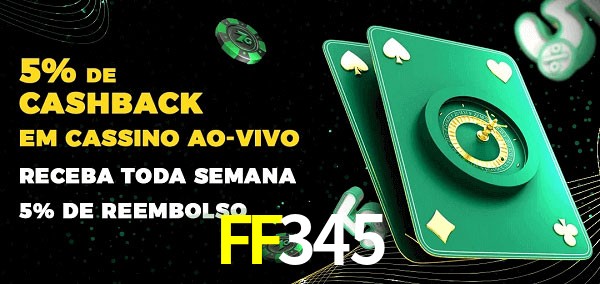 Promoções do cassino ao Vivo FF345